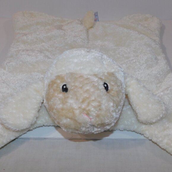 Gund Comfy Cozy Lamb 5865 Cream Tan Plush Baby security Blanket Lovey Mat - Picture 2 of 6